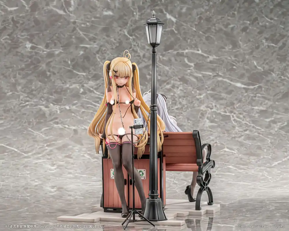 Oryginalna Figurka PVC Original Character 1/6 Gyakuryuu Chakai Asaba Tokisaki Ilustracja Taketori Zaiku 25 cm zdjęcie produktu