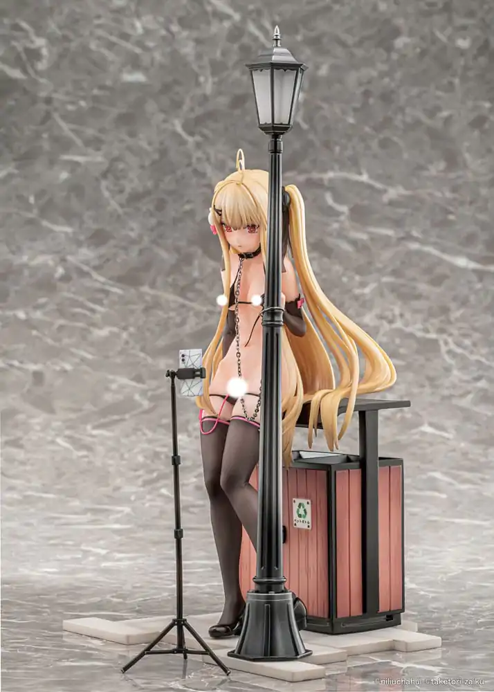 Oryginalna Figurka PVC Original Character 1/6 Gyakuryuu Chakai Asaba Tokisaki Ilustracja Taketori Zaiku 25 cm zdjęcie produktu