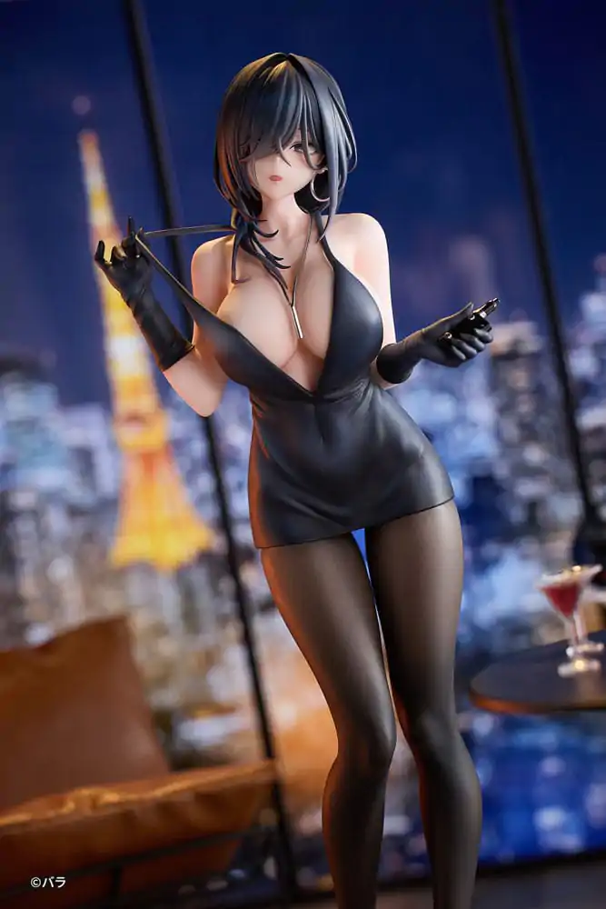 Oryginalna figurka PVC Original Character 1/6 Ishimi Yokoyama Black One-piece Dress Ver. ilustracja Bara 28 cm zdjęcie produktu