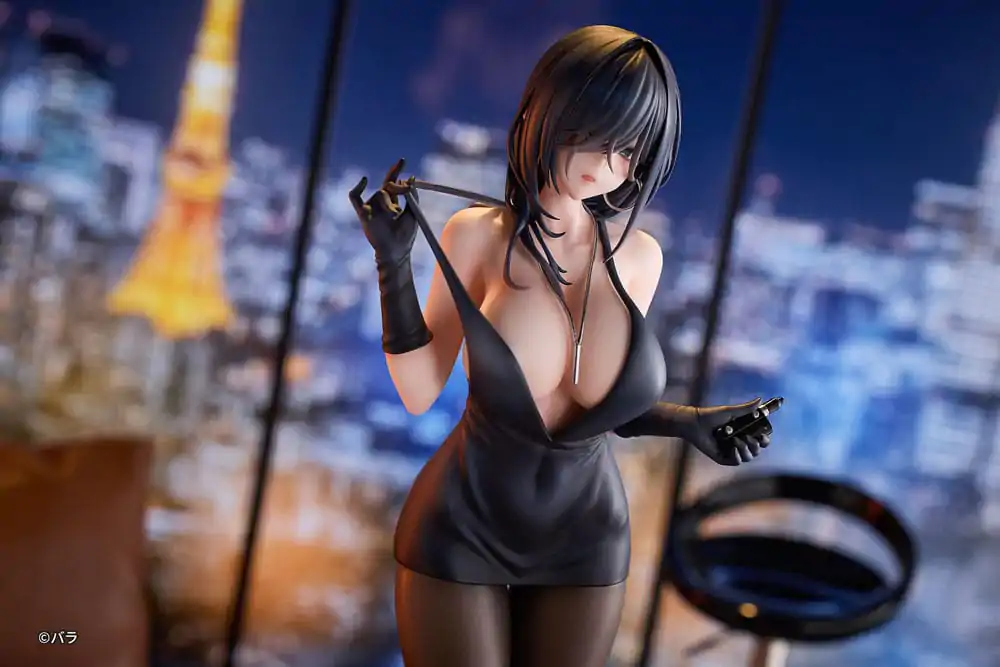 Oryginalna figurka PVC Original Character 1/6 Ishimi Yokoyama Black One-piece Dress Ver. ilustracja Bara 28 cm zdjęcie produktu