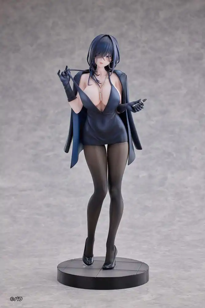 Oryginalna figurka PVC Original Character 1/6 Ishimi Yokoyama Black One-piece Dress Ver. ilustracja Bara 28 cm zdjęcie produktu