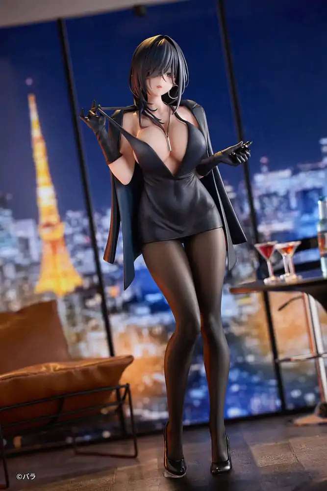 Oryginalna figurka PVC Original Character 1/6 Ishimi Yokoyama Black One-piece Dress Ver. ilustracja Bara 28 cm zdjęcie produktu