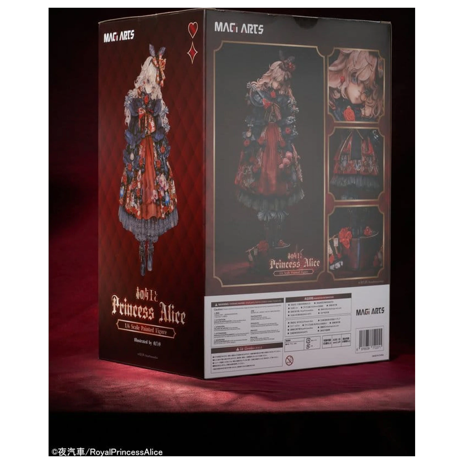 Oryginalna postać statuetka z PVC 1/6 Red Queen and Princess Alice 29 cm zdjęcie produktu