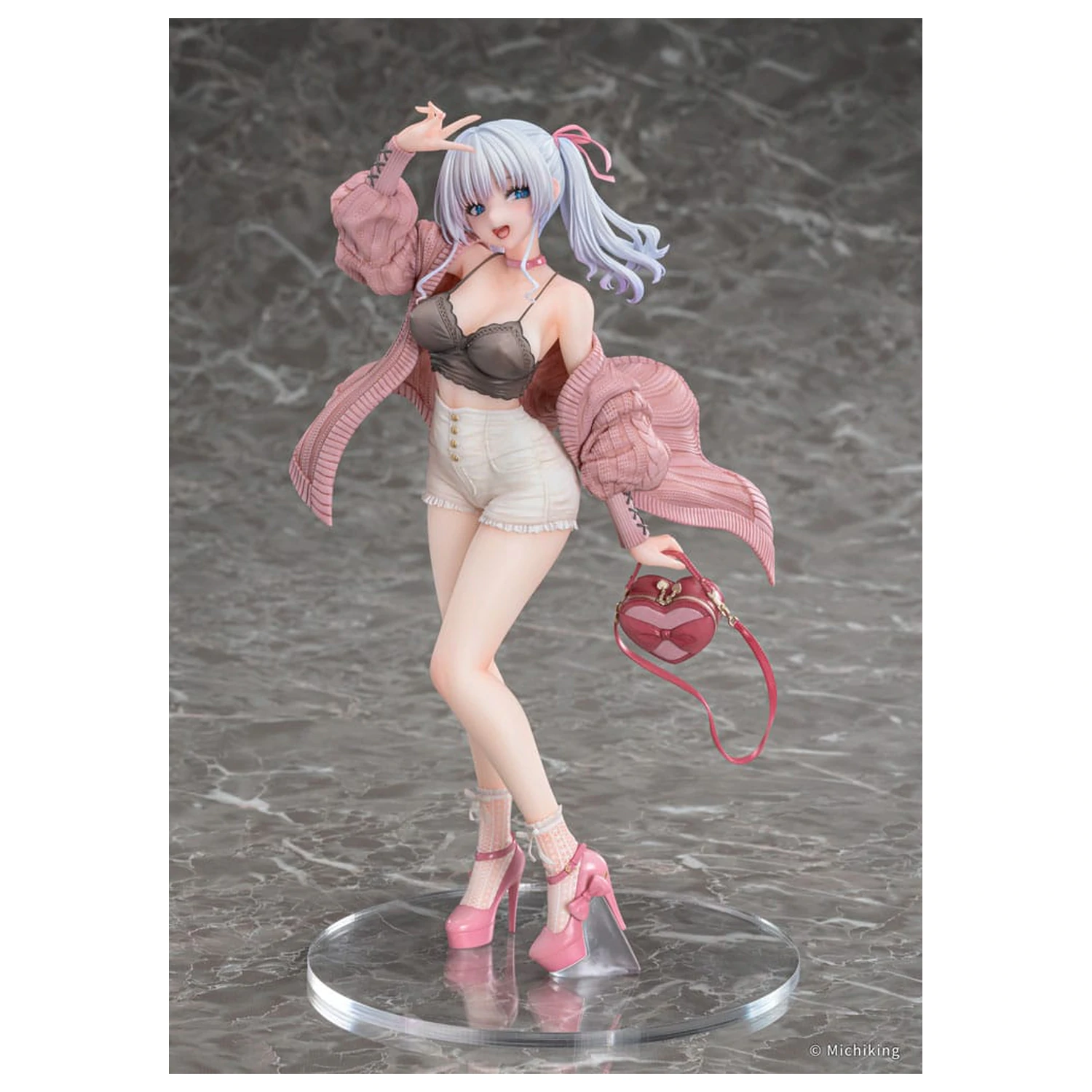 Oryginalna postać statuetka PVC 1/6 Shion Passion Pink Ilustracja Michiking 27 cm zdjęcie produktu