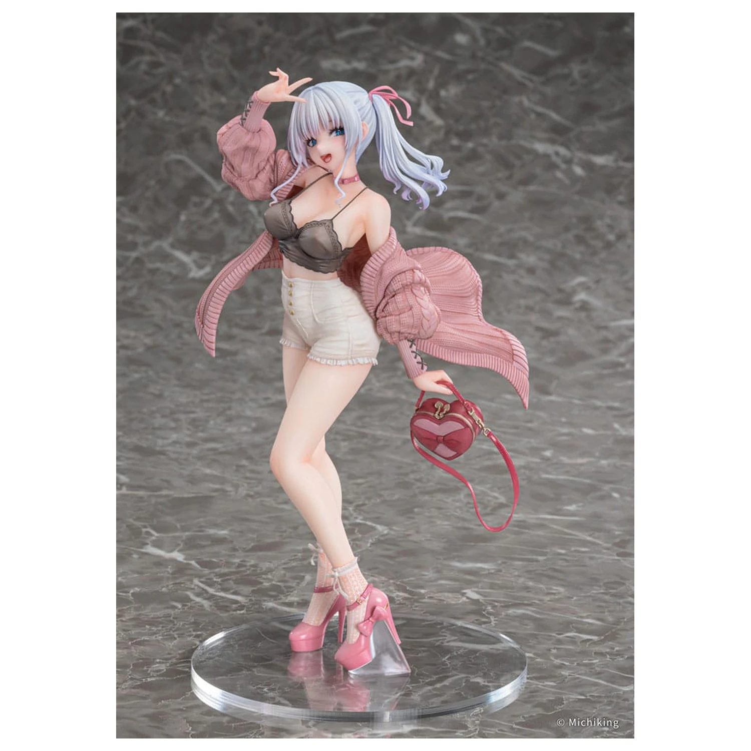 Oryginalna postać statuetka PVC 1/6 Shion Passion Pink Ilustracja Michiking 27 cm zdjęcie produktu