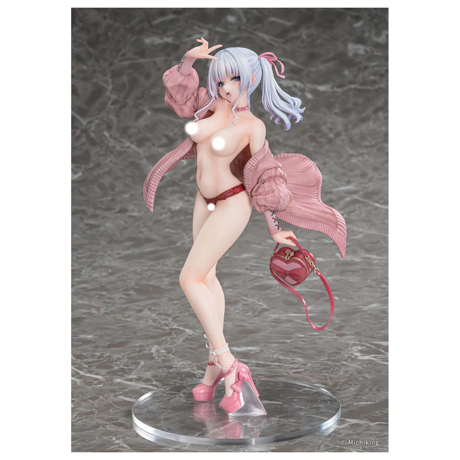 Oryginalna postać statuetka PVC 1/6 Shion Passion Pink Ilustracja Michiking 27 cm zdjęcie produktu