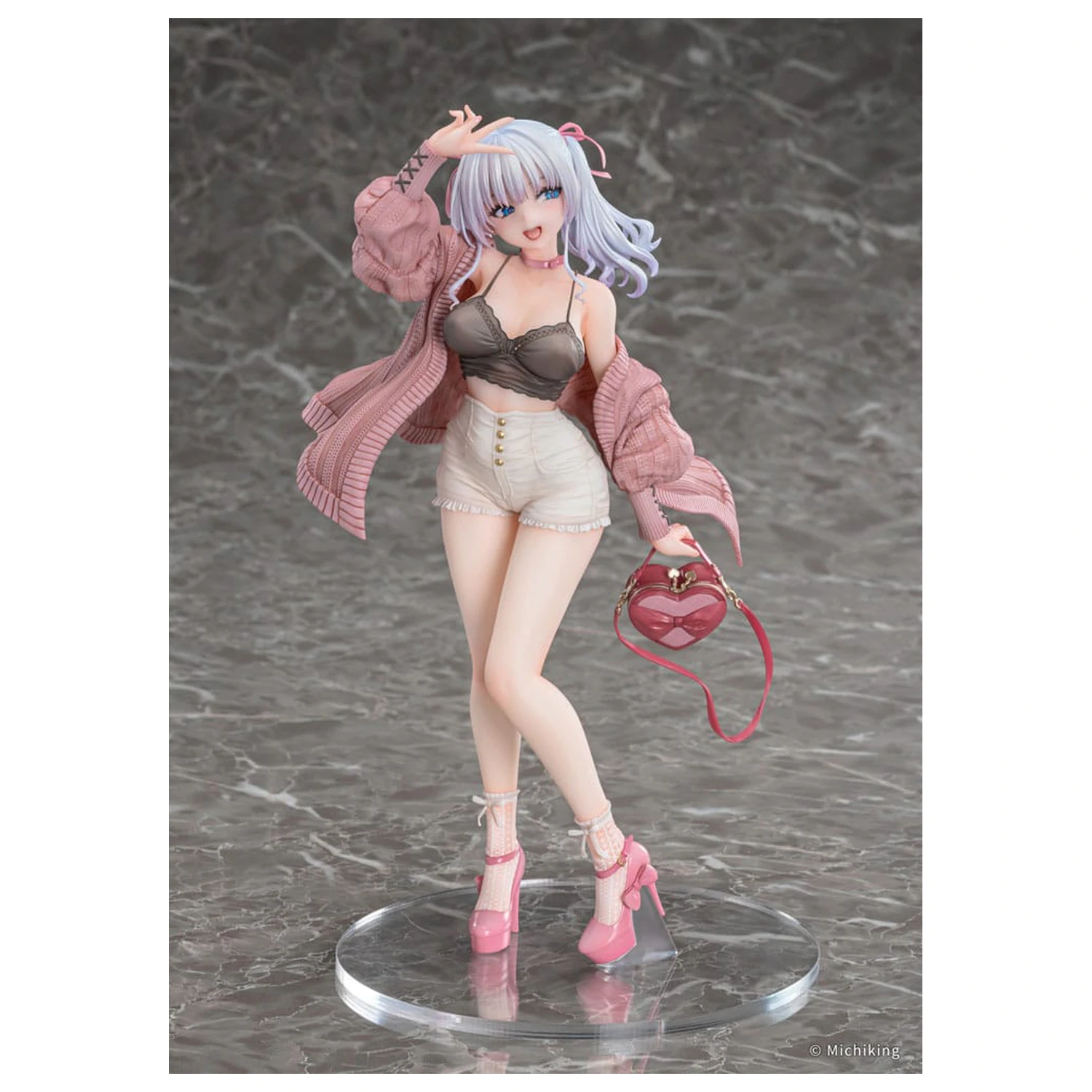 Oryginalna postać statuetka PVC 1/6 Shion Passion Pink Ilustracja Michiking 27 cm zdjęcie produktu