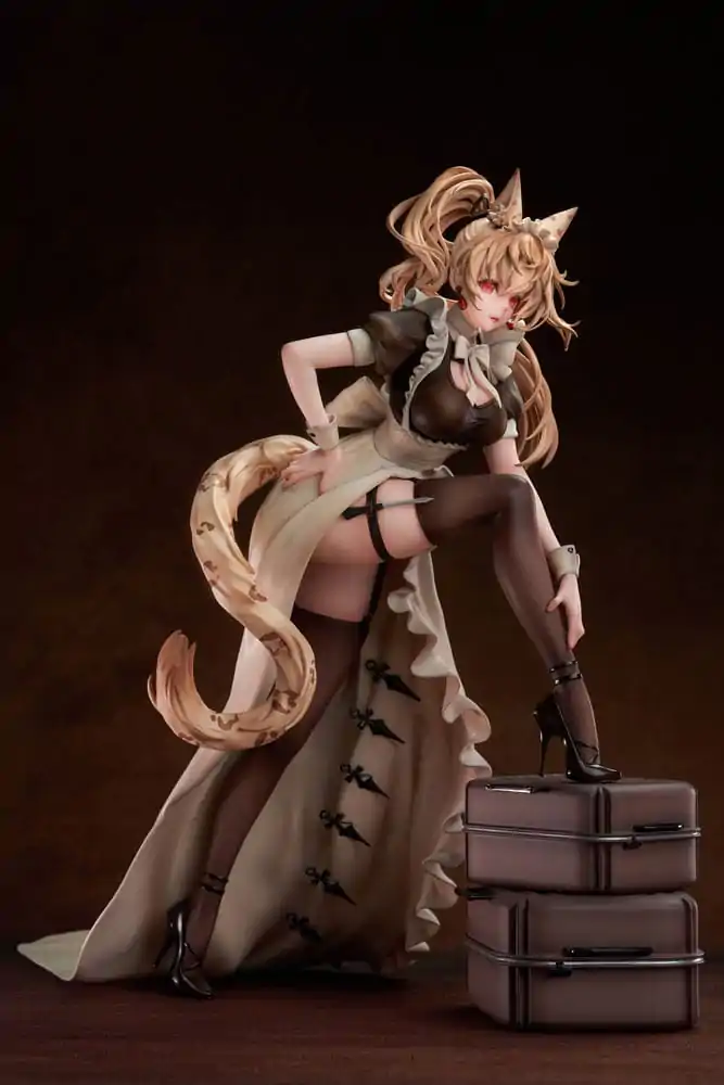 Oryginalna Postać PVC Statuetka 1/7 Battle Maid Different Species Leopard Cat Maria Deluxe Edition 24 cm zdjęcie produktu