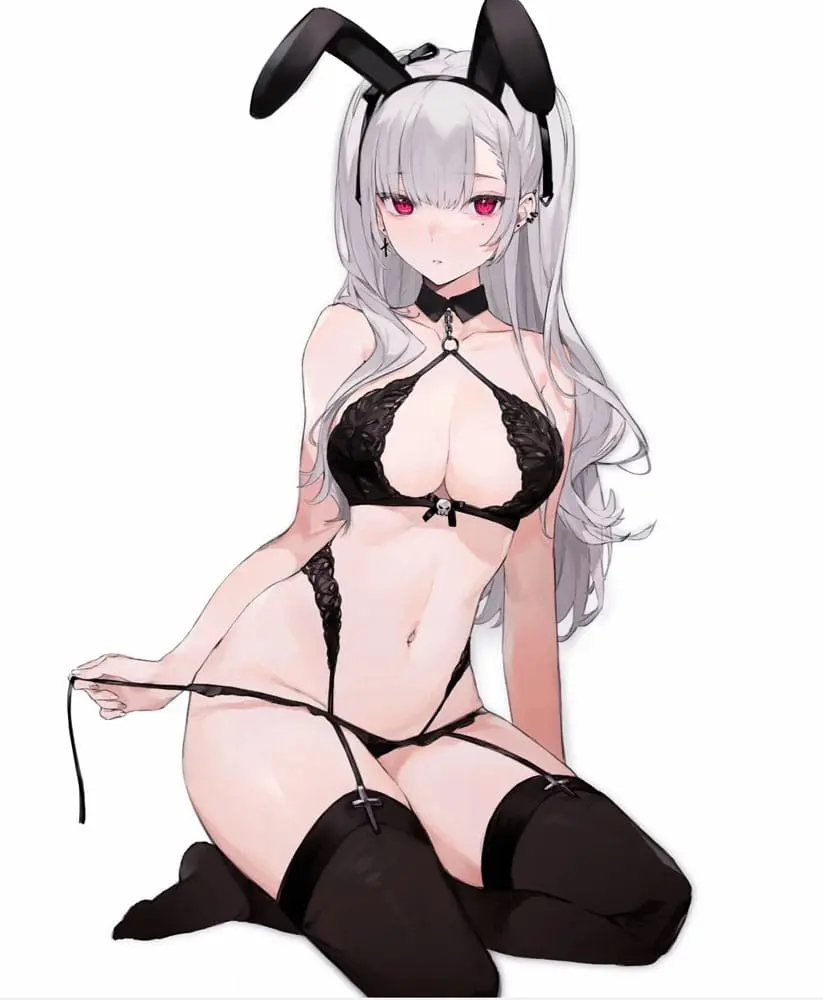 Figurka Original Character Statue 1/7 Black Bunny Girl Tana 23 cm zdjęcie produktu