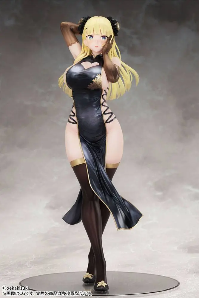 Oryginalna Statua Postaci 1/7 China Girl Black Wersja Ilustrowana przez Oekakizuki 20 cm zdjęcie produktu