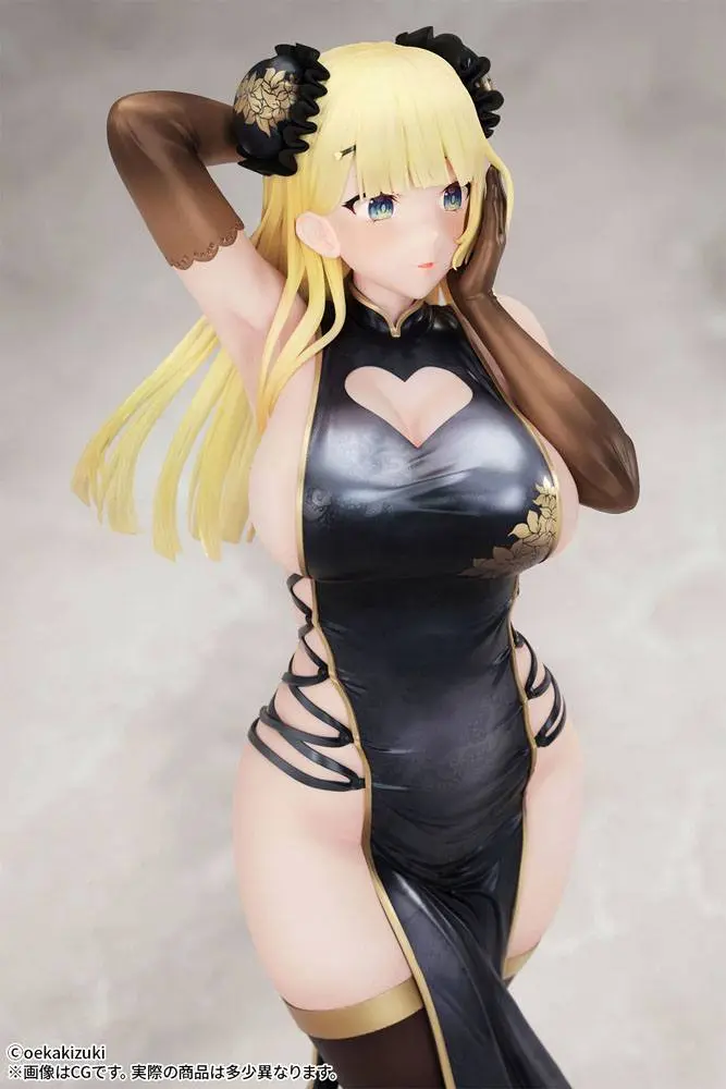 Oryginalna Statua Postaci 1/7 China Girl Black Wersja Ilustrowana przez Oekakizuki 20 cm zdjęcie produktu