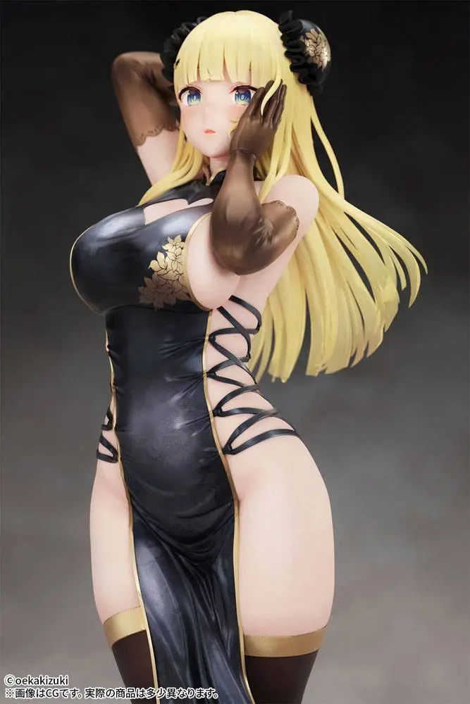 Oryginalna Statua Postaci 1/7 China Girl Black Wersja Ilustrowana przez Oekakizuki 20 cm zdjęcie produktu