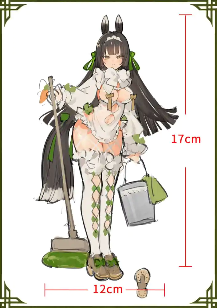 Figurka PVC Original Character 1/7 Horse Different Species Horse Maid Midori-chan 24 cm zdjęcie produktu