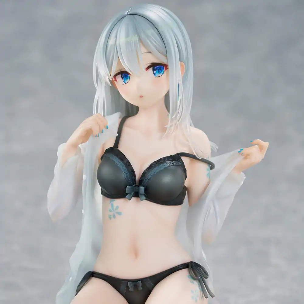 Figurka PVC Original Character 1/7 Silver-Haired Girl Sky Blue Morning Special Outfit Ver. by Fuumi Illustration 16 cm zdjęcie produktu