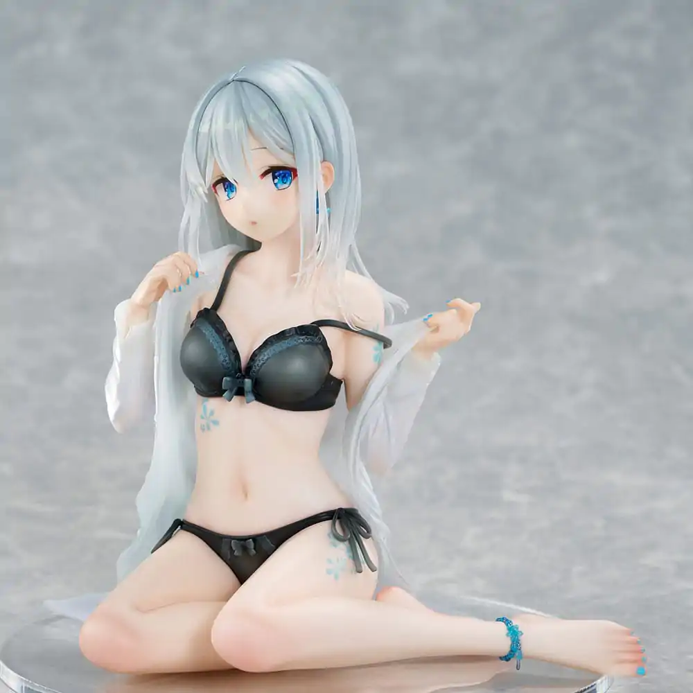 Figurka PVC Original Character 1/7 Silver-Haired Girl Sky Blue Morning Special Outfit Ver. by Fuumi Illustration 16 cm zdjęcie produktu