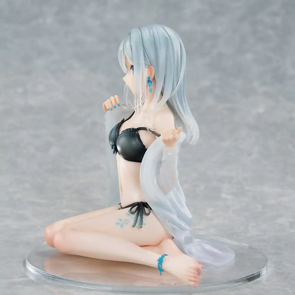 Figurka PVC Original Character 1/7 Silver-Haired Girl Sky Blue Morning Special Outfit Ver. by Fuumi Illustration 16 cm zdjęcie produktu