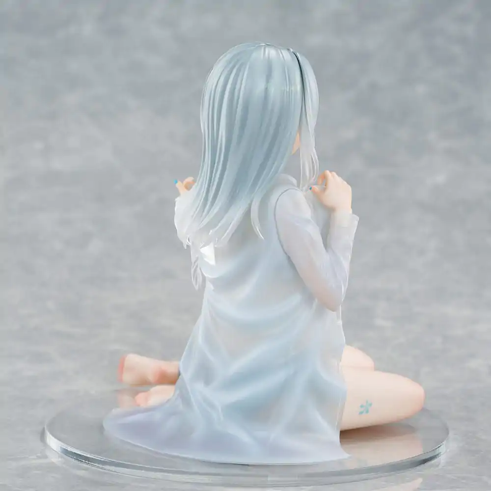 Figurka PVC Original Character 1/7 Silver-Haired Girl Sky Blue Morning Special Outfit Ver. by Fuumi Illustration 16 cm zdjęcie produktu