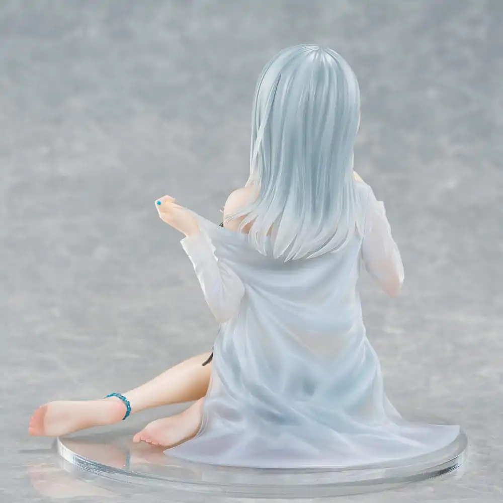 Figurka PVC Original Character 1/7 Silver-Haired Girl Sky Blue Morning Special Outfit Ver. by Fuumi Illustration 16 cm zdjęcie produktu