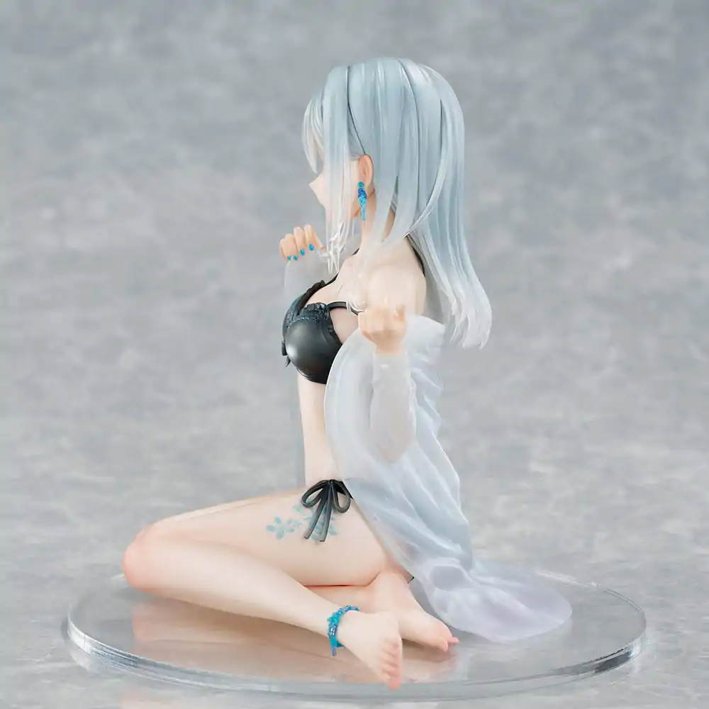 Figurka PVC Original Character 1/7 Silver-Haired Girl Sky Blue Morning Special Outfit Ver. by Fuumi Illustration 16 cm zdjęcie produktu