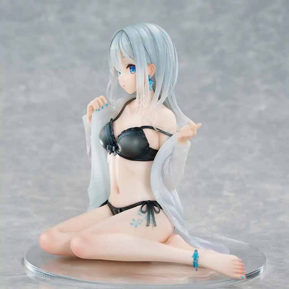 Figurka PVC Original Character 1/7 Silver-Haired Girl Sky Blue Morning Special Outfit Ver. by Fuumi Illustration 16 cm zdjęcie produktu