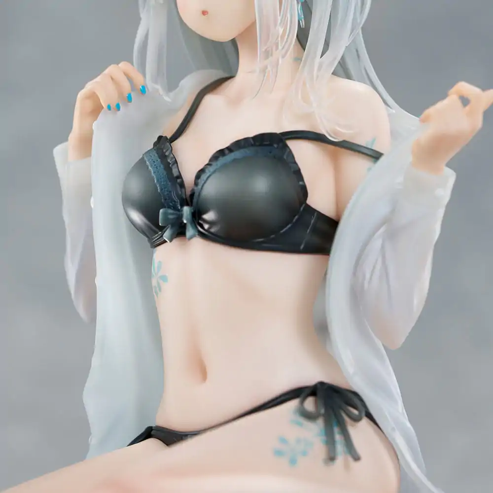 Figurka PVC Original Character 1/7 Silver-Haired Girl Sky Blue Morning Special Outfit Ver. by Fuumi Illustration 16 cm zdjęcie produktu