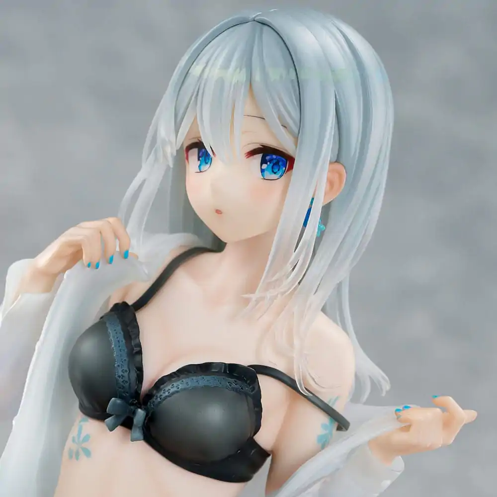 Figurka PVC Original Character 1/7 Silver-Haired Girl Sky Blue Morning Special Outfit Ver. by Fuumi Illustration 16 cm zdjęcie produktu