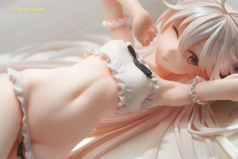 Figurka PVC Oryginalna Postać 1/7 Wakening White Haired-Chan Ilustracja Hayashi Kewi 11 cm zdjęcie produktu