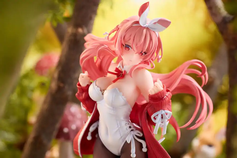 Figurka Original Character PVC 1/7 Biały Królik Ilustrowana przez Rosuuri Deluxe Version 24 cm zdjęcie produktu