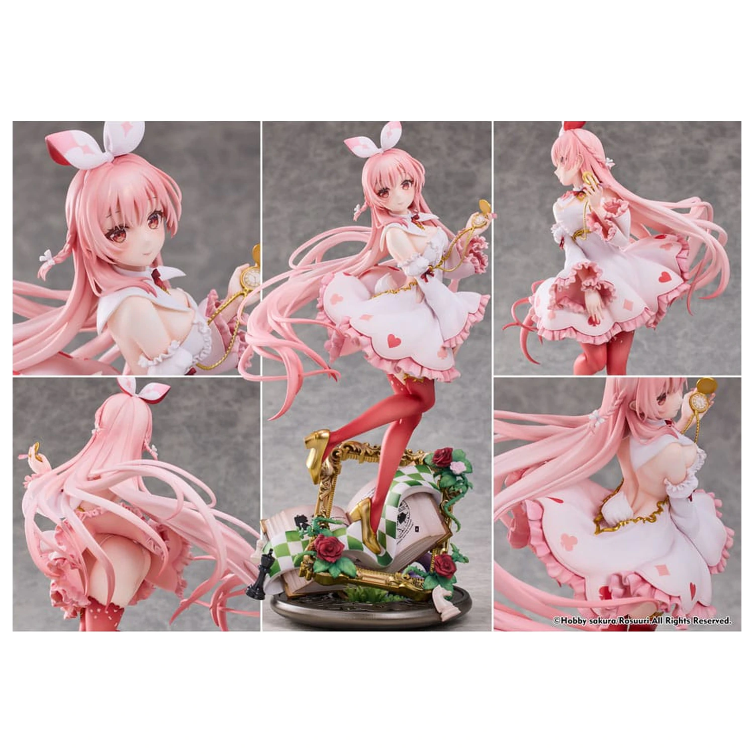 Original Character Statua PVC 1/7 White Rabbit Rosu Wonderland Ver. Illustrated by Rosuuri Deluxe Edition 29 cm zdjęcie produktu