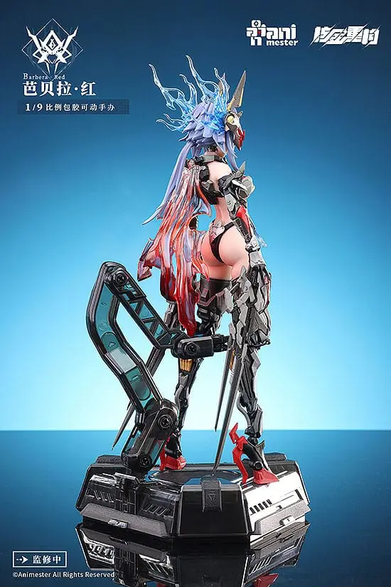 Original Character Plastic Model Kit Alloy Articulated Assemblable Model Thunderbolt-Barbera Red 21 cm zdjęcie produktu