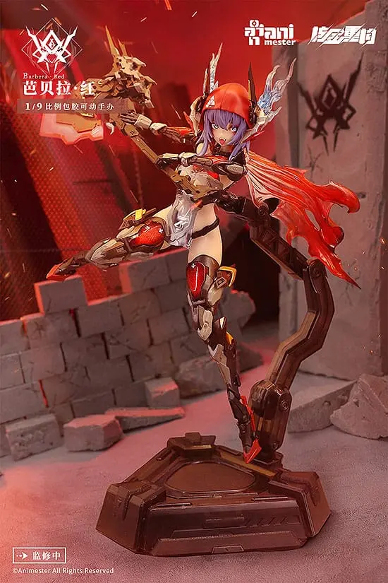 Original Character Plastic Model Kit Alloy Articulated Assemblable Model Thunderbolt-Barbera Red 21 cm zdjęcie produktu