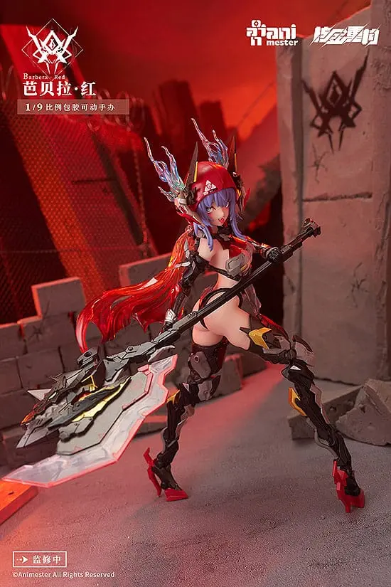 Original Character Plastic Model Kit Alloy Articulated Assemblable Model Thunderbolt-Barbera Red 21 cm zdjęcie produktu