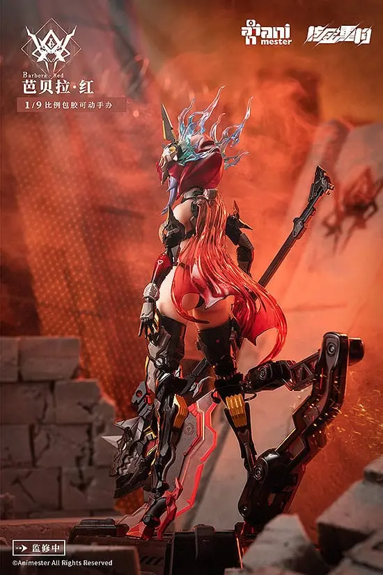 Original Character Plastic Model Kit Alloy Articulated Assemblable Model Thunderbolt-Barbera Red 21 cm zdjęcie produktu