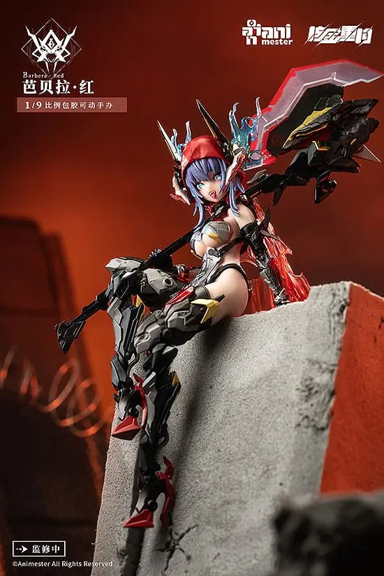 Original Character Plastic Model Kit Alloy Articulated Assemblable Model Thunderbolt-Barbera Red 21 cm zdjęcie produktu
