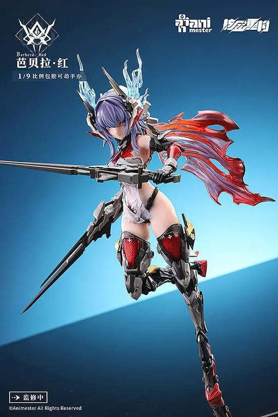 Original Character Plastic Model Kit Alloy Articulated Assemblable Model Thunderbolt-Barbera Red 21 cm zdjęcie produktu