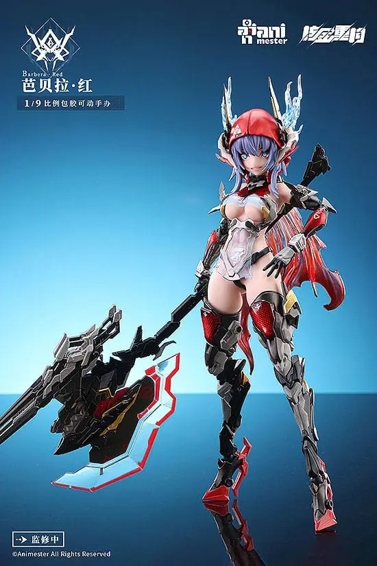 Original Character Plastic Model Kit Alloy Articulated Assemblable Model Thunderbolt-Barbera Red 21 cm zdjęcie produktu