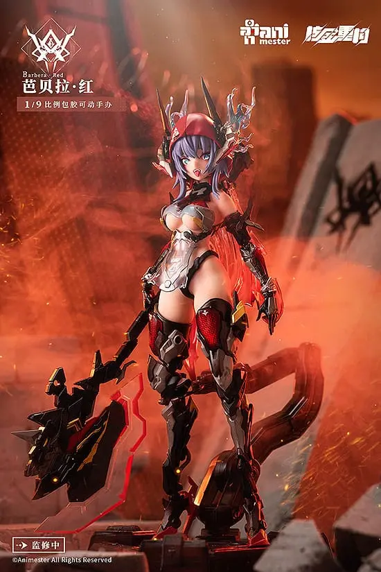 Original Character Plastic Model Kit Alloy Articulated Assemblable Model Thunderbolt-Barbera Red 21 cm zdjęcie produktu