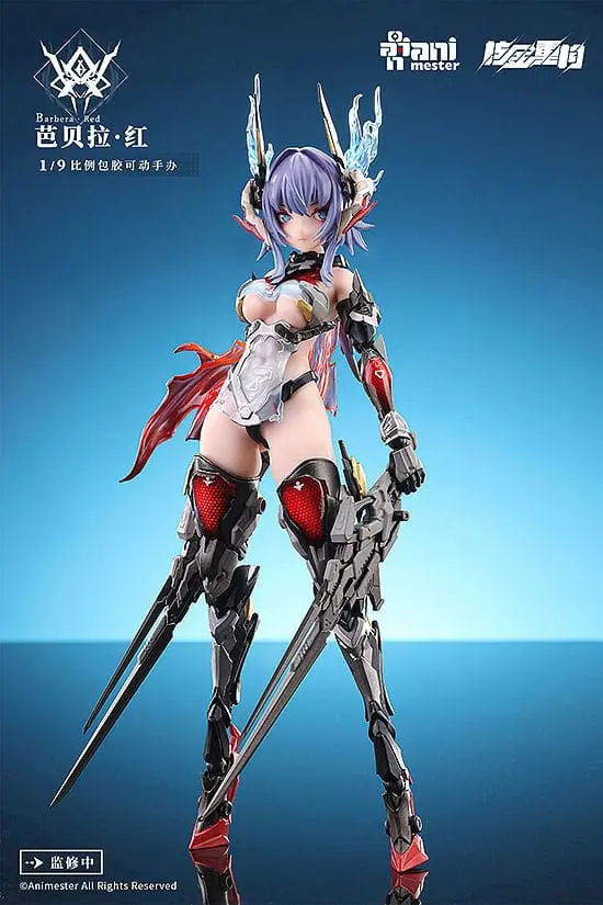 Original Character Plastic Model Kit Alloy Articulated Assemblable Model Thunderbolt-Barbera Red 21 cm zdjęcie produktu