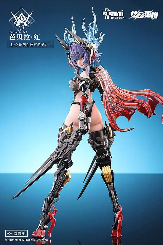 Original Character Plastic Model Kit Alloy Articulated Assemblable Model Thunderbolt-Barbera Red 21 cm zdjęcie produktu