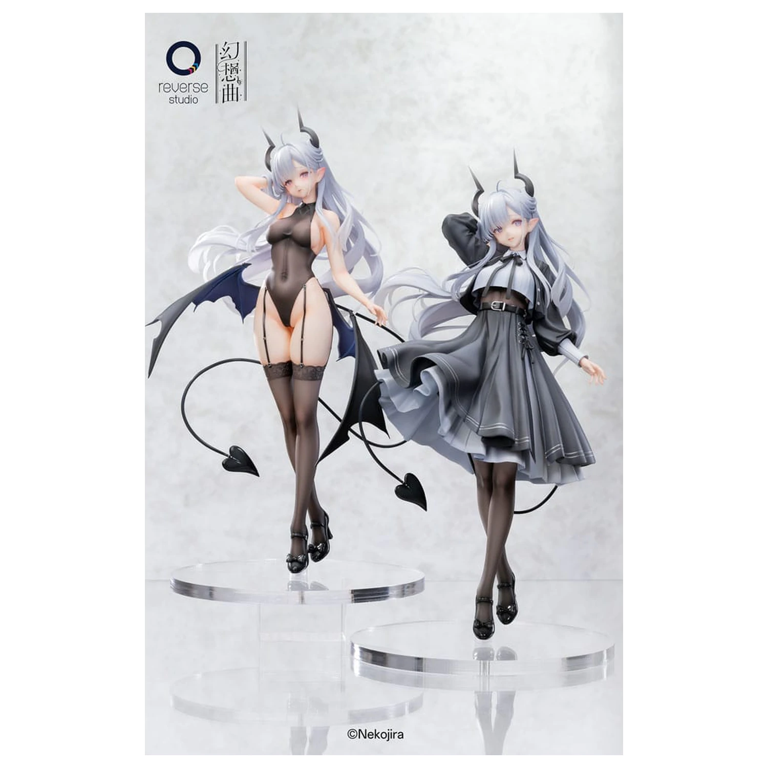Original Character Fantasias Series Statue 1/6 zestaw 2 Thea-chan Apprentice Succubus Ver. (Regular Outfit & Underwear Edition) 29 cm zdjęcie produktu
