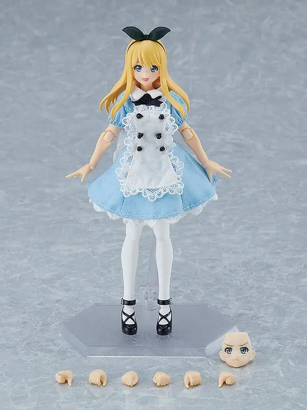 Original Character Figma Figurka Akcji Female Body (Alice) z Sukienką i Fartuszkiem Outfit 13 cm zdjęcie produktu