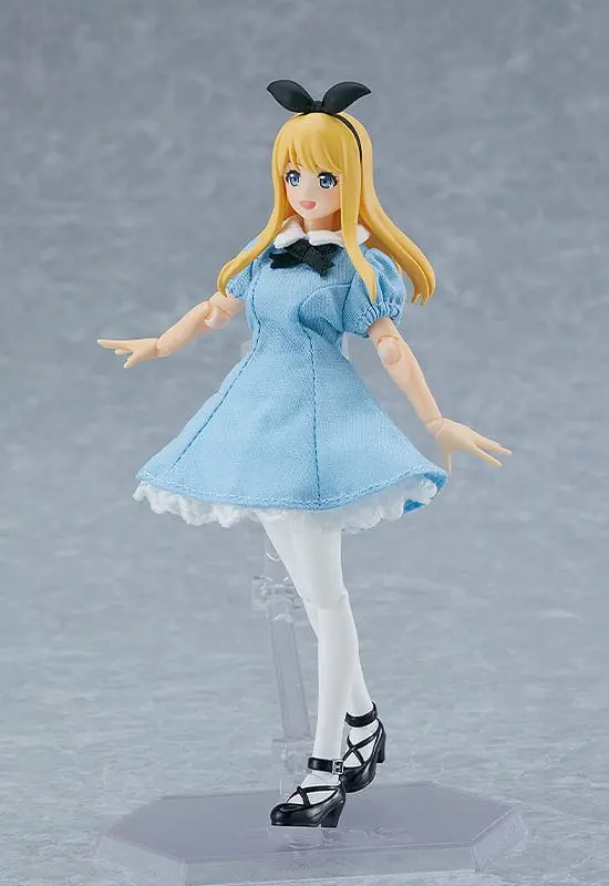 Original Character Figma Figurka Akcji Female Body (Alice) z Sukienką i Fartuszkiem Outfit 13 cm zdjęcie produktu