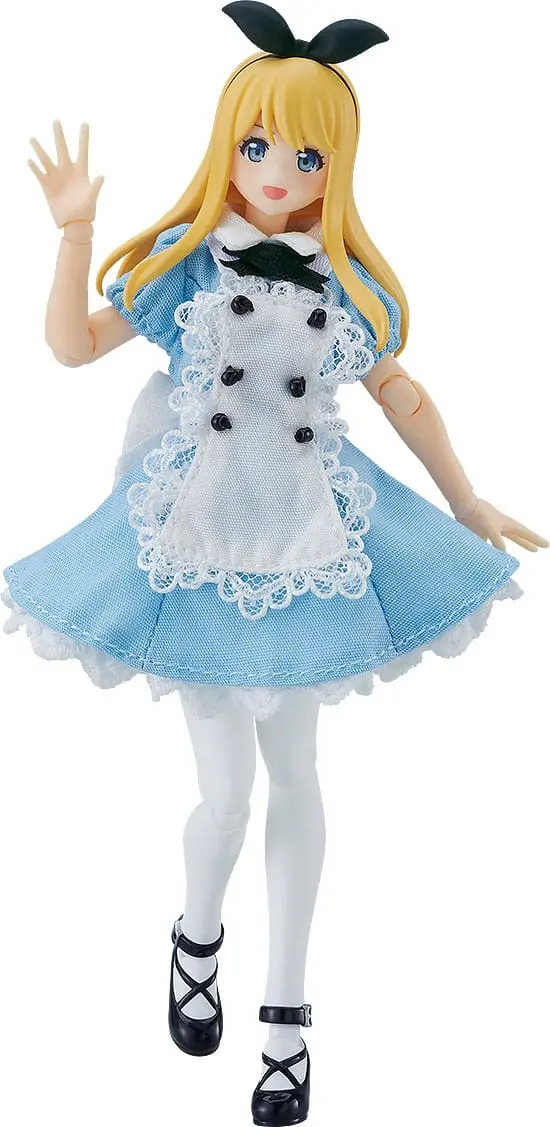 Original Character Figma Figurka Akcji Female Body (Alice) z Sukienką i Fartuszkiem Outfit 13 cm zdjęcie produktu