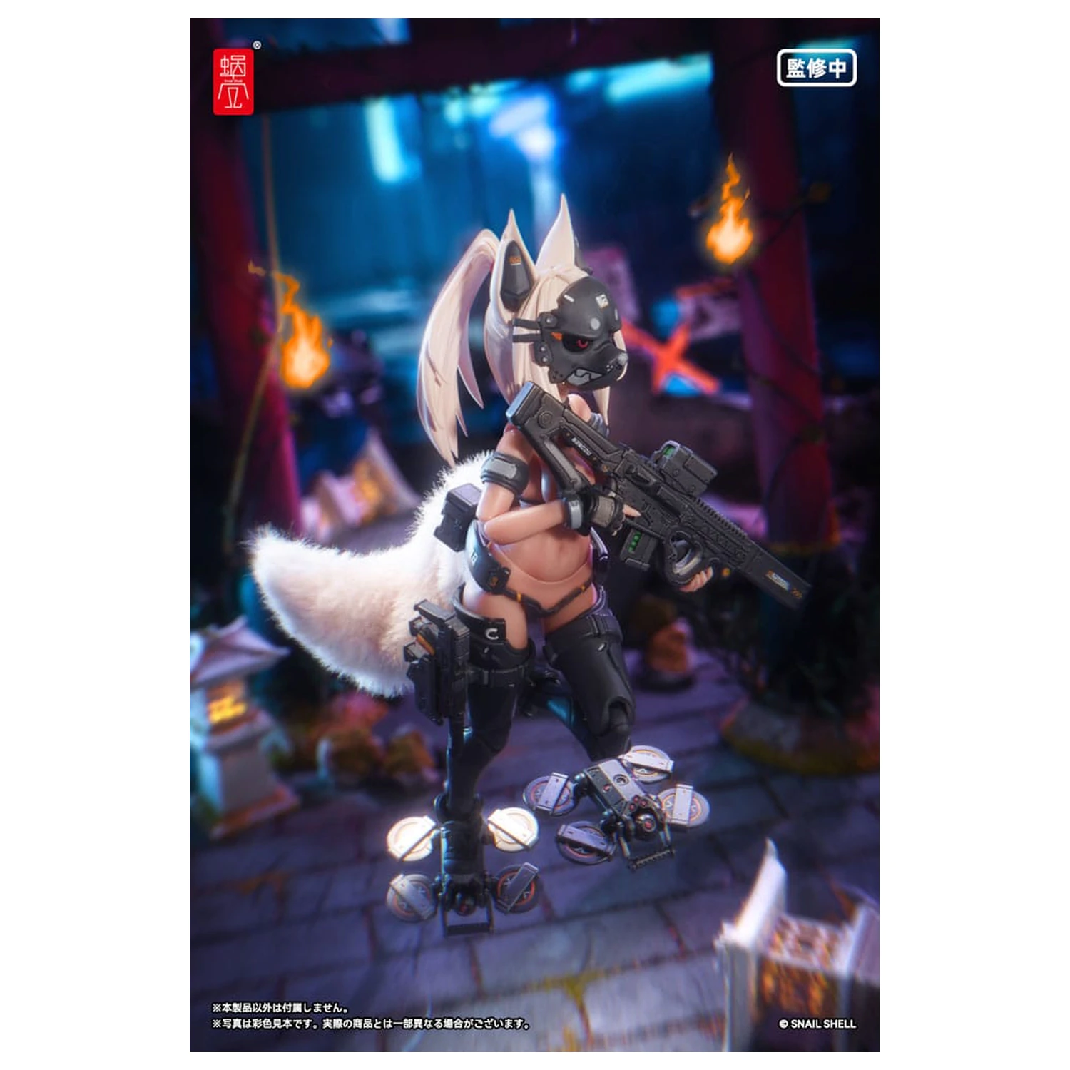 Original Character Action Figure Kit 1/12 RA-04 Kitsunebi Senki Honoka Swimsuit Ver. 15 cm figurka akcji do samodzielnego montażu zdjęcie produktu