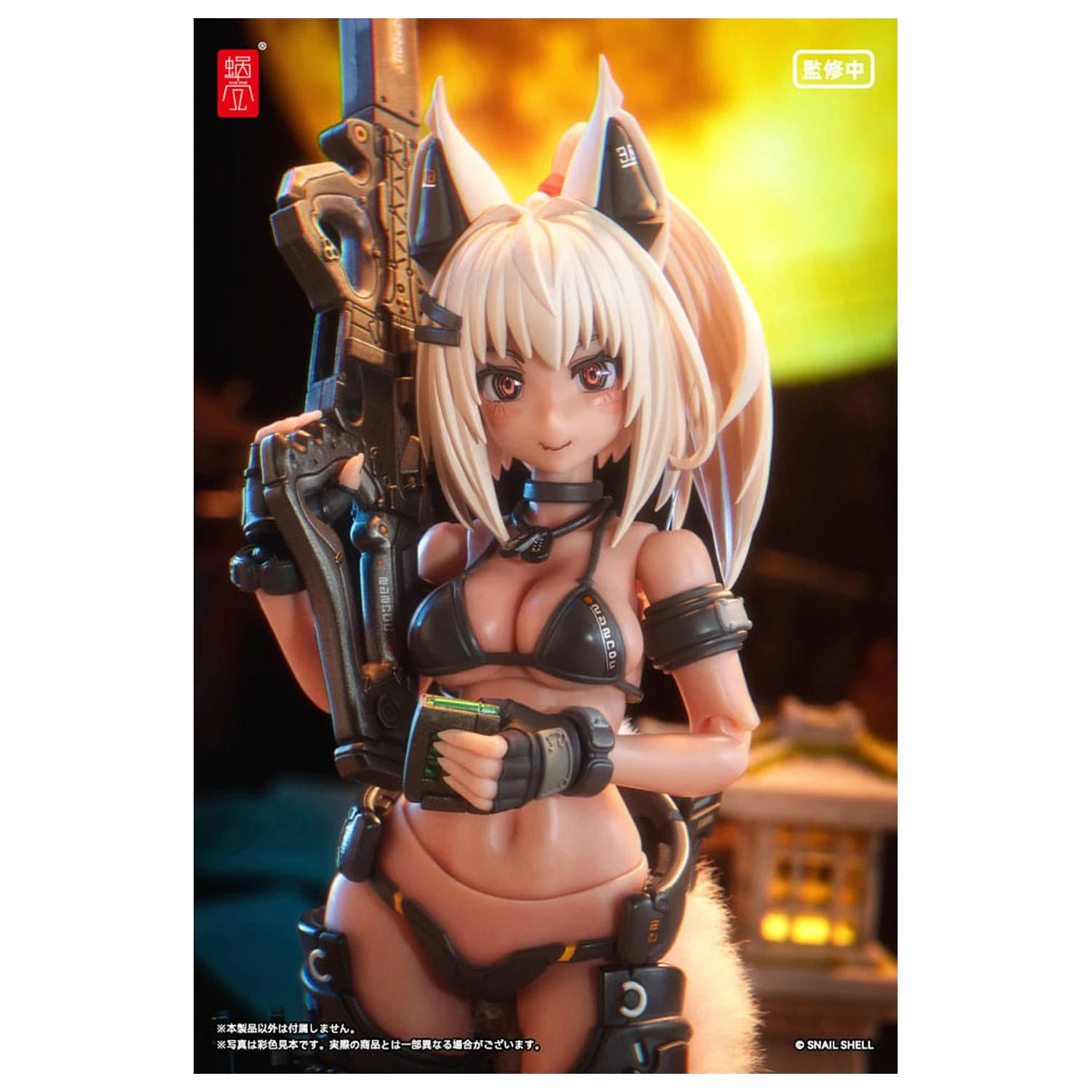 Original Character Action Figure Kit 1/12 RA-04 Kitsunebi Senki Honoka Swimsuit Ver. 15 cm figurka akcji do samodzielnego montażu zdjęcie produktu
