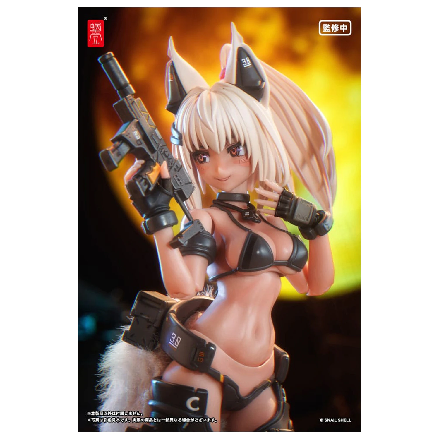 Original Character Action Figure Kit 1/12 RA-04 Kitsunebi Senki Honoka Swimsuit Ver. 15 cm figurka akcji do samodzielnego montażu zdjęcie produktu