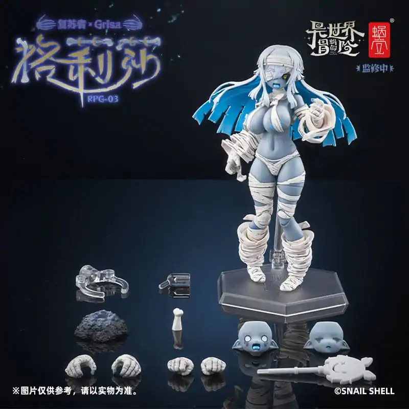 Original Character Action Figure Kit 1/12 RPG-03 Zombie Girl Grisa 15 cm Figurka Akcji do Składania zdjęcie produktu