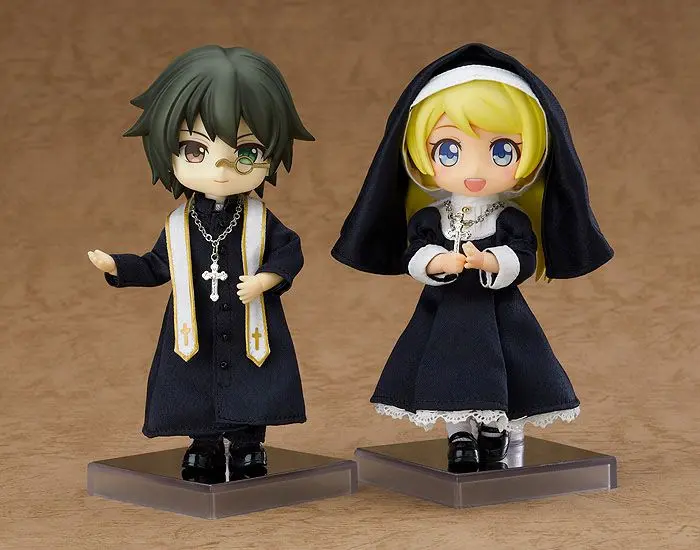 Oryginalne Części Postaci do Figurek Nendoroid Doll Zestaw Ubrań: Priest (Re-Run) zdjęcie produktu