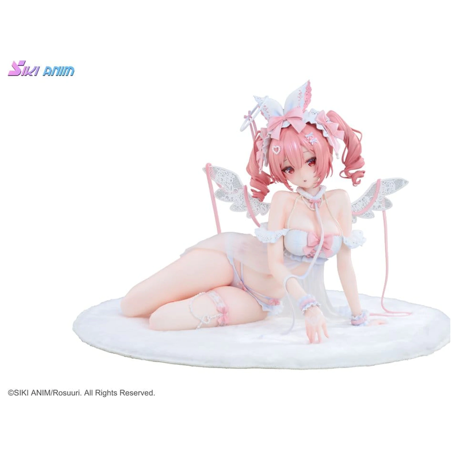 Figurka PVC Original Character 1/4 White Rabbit Rosu Angel Ver. Ilustrowana przez Rosuuri 23 cm zdjęcie produktu