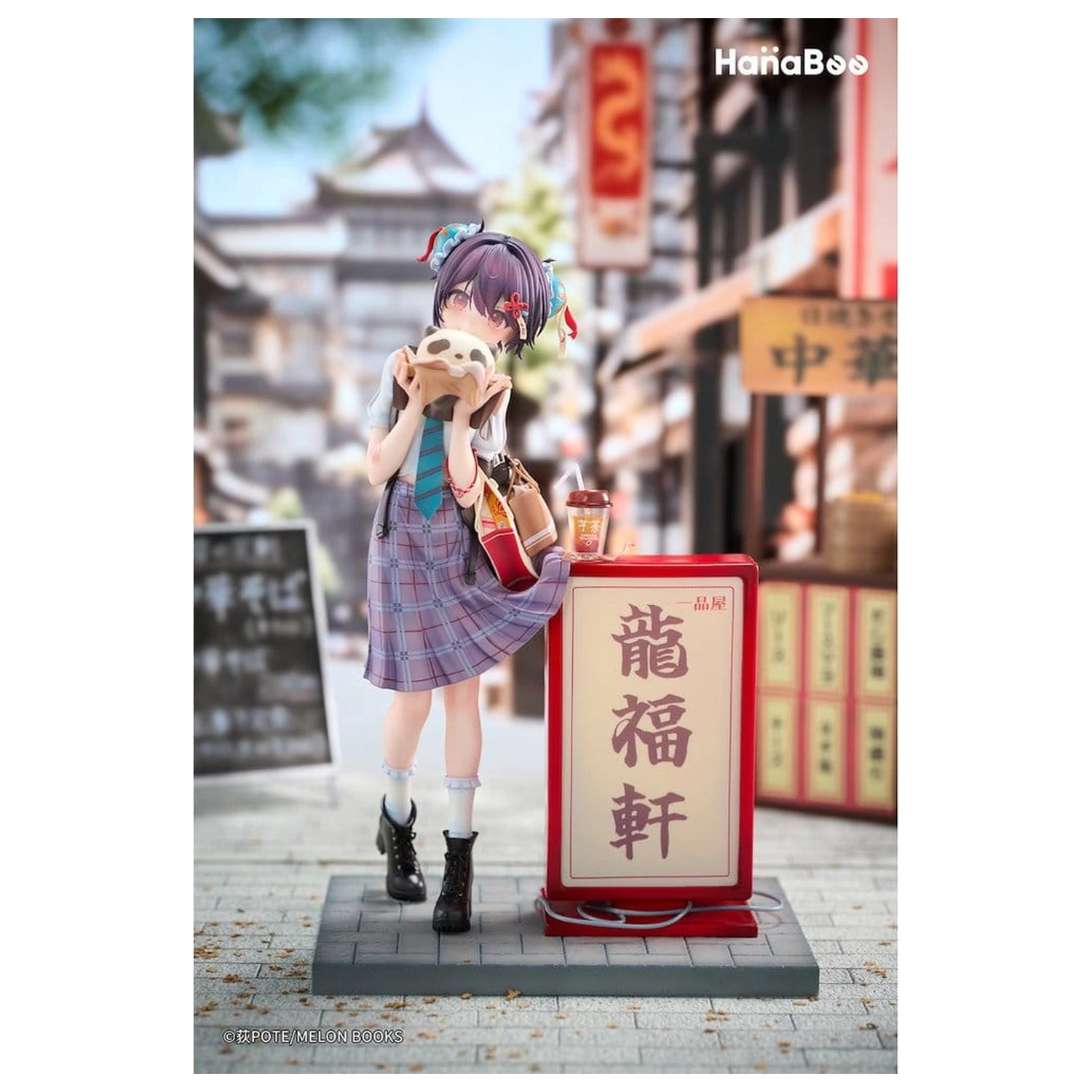 Oryginalna postać figurka z PVC 1/6 Panda Nikuman-chan Deluxe Edition 26 cm zdjęcie produktu